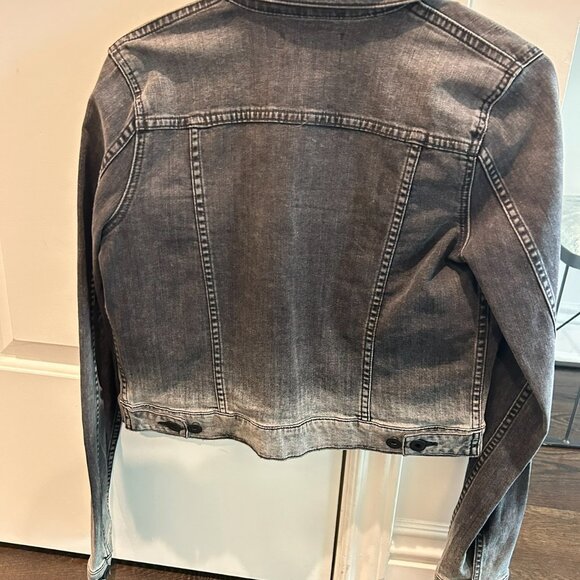VINCE OMBRE JEAN JACKET, Size Small - Picture 6 of 7